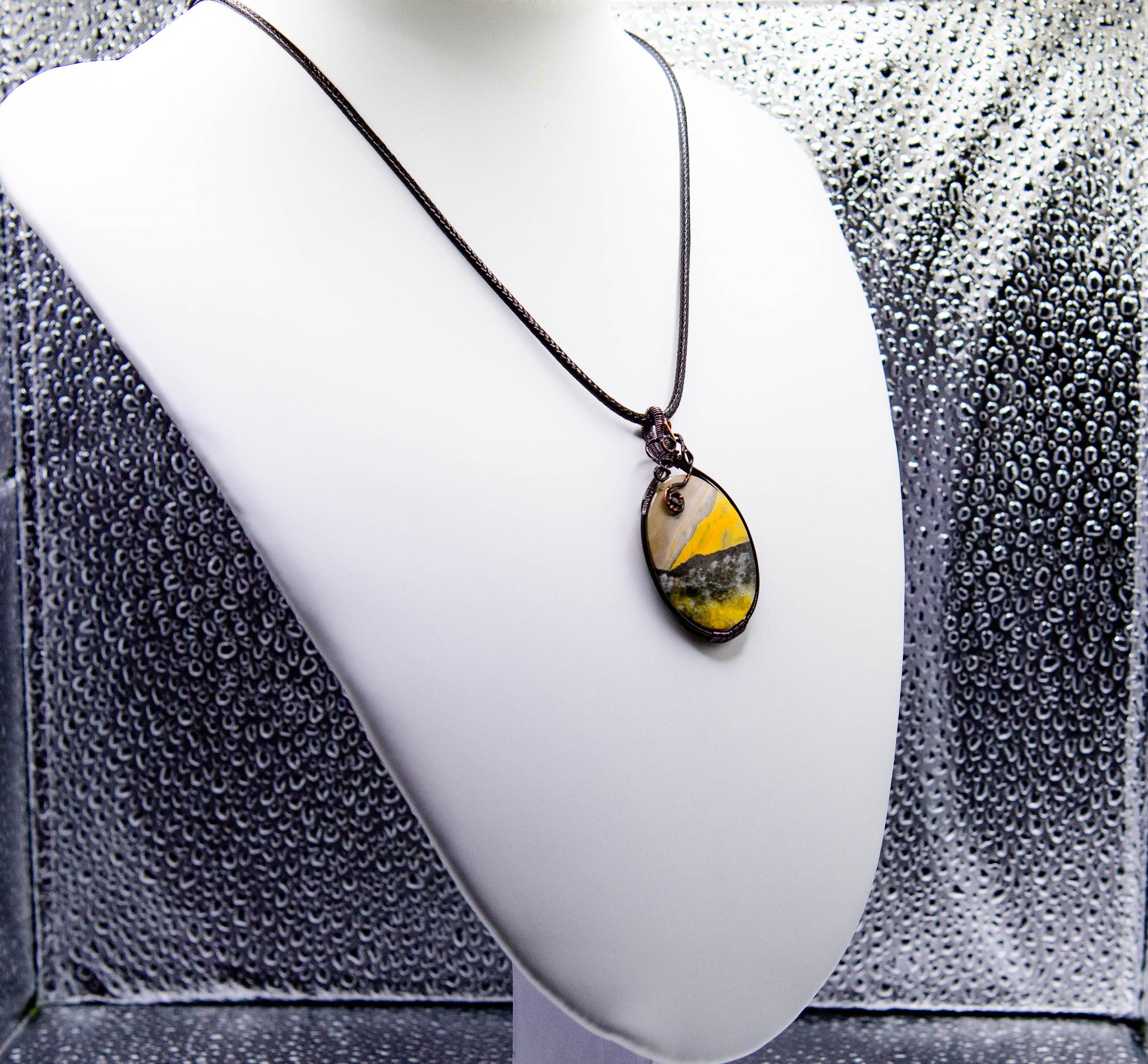 Bumblebee Jasper Pendant